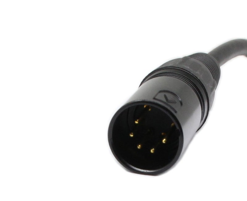 SinLoon DMX 512 Stage Light Cable XLR Male 5 Pin Male to XLR Female 3 Pin with Metal Connectors for Stage Lighting and DJ-1.6m - Image 4